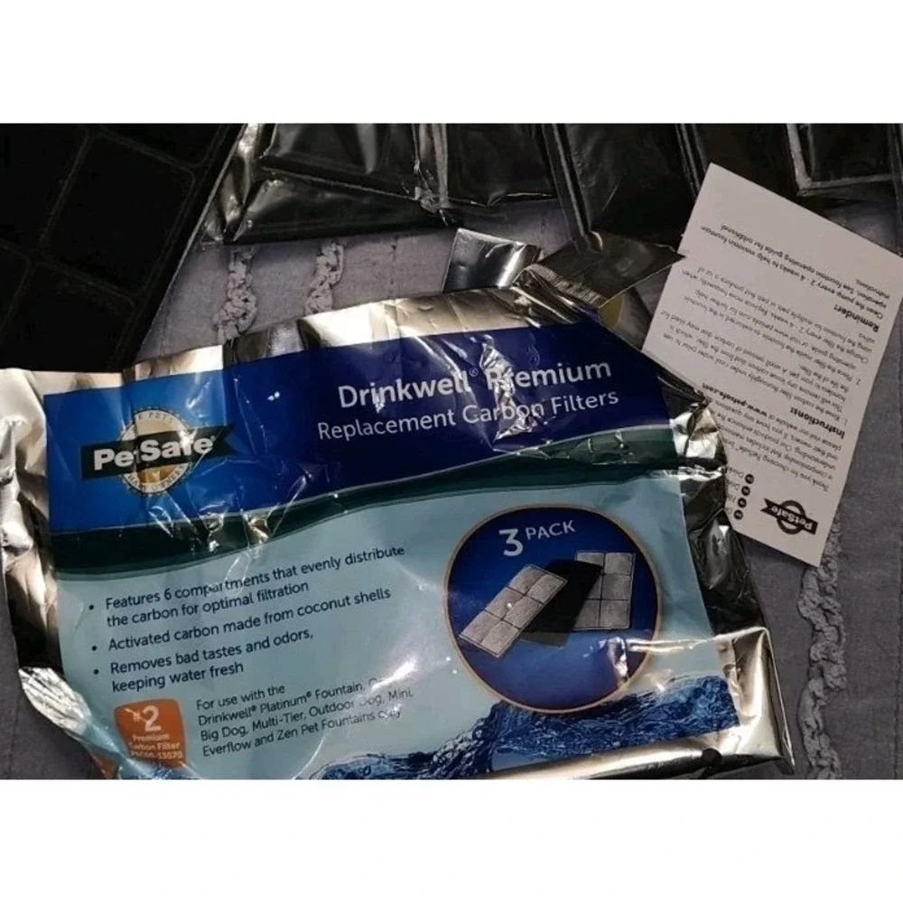 PetSafe Drinkwell PAC00-16150 10 PK Premium Charcoal Carbon Replacement Filters